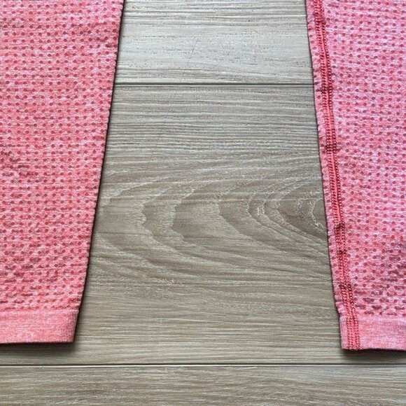 GYMSHARK Vital Seamless Coral Marl Leggings - Size Large - Picture 10 of 16